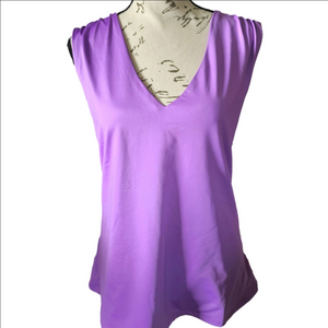 Boston Proper XL Purple Sleeveless Women's Top EUC